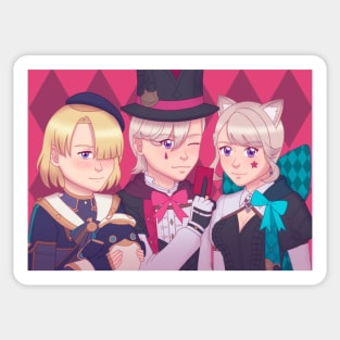 Lyney, Lynette, Freminet Sticker